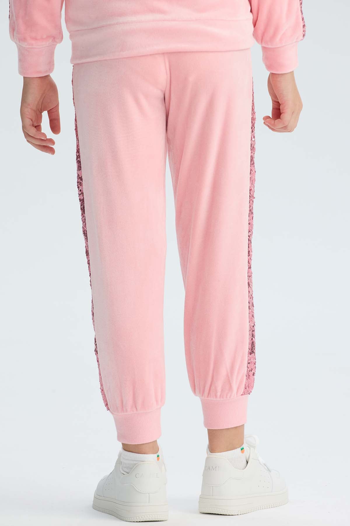 Pantalón Buzo Niña Plush Rosado