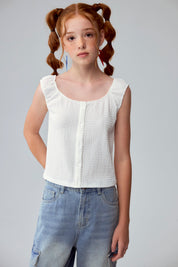 Peto Niña Recogido Medio Crudo