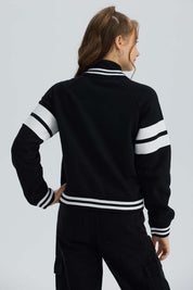 Chaqueta Niña College Negro