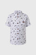 Camisa Niño Mini Print Blanco