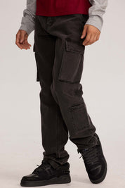 Jeans Niño Cargo Negro