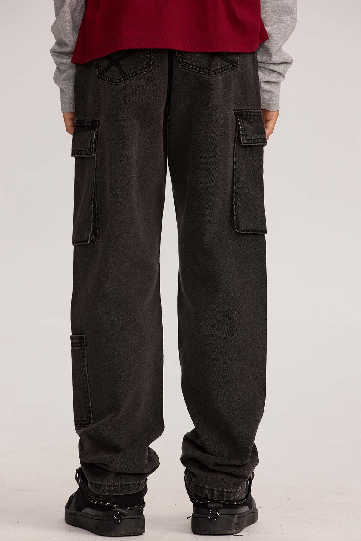 Jeans Niño Cargo Negro