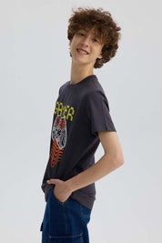 Polera Niño Básica Estampada Marengo