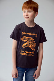Polera Niño Básica Estampada Marengo