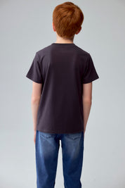 Polera Niño Básica Estampada Marengo