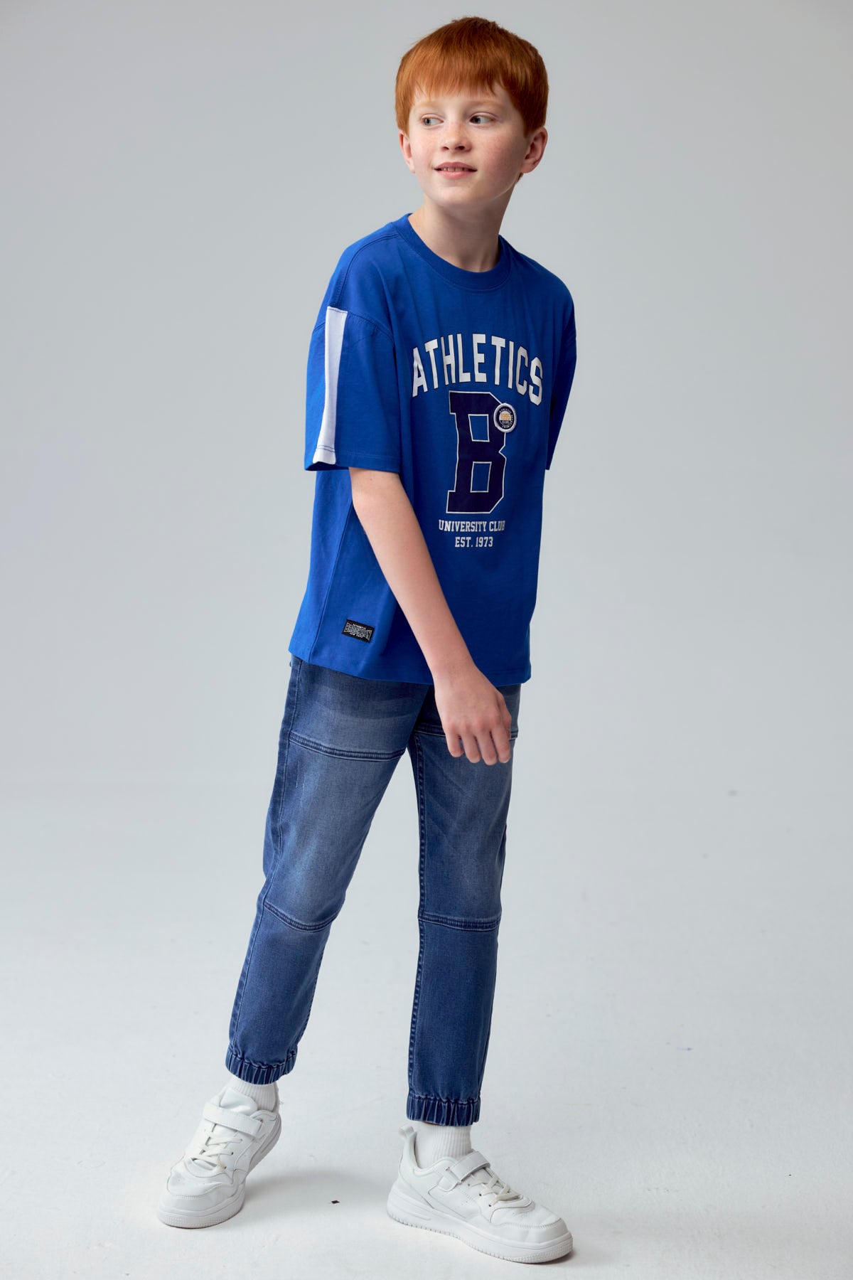 Polera Niño Toddler College Azulino