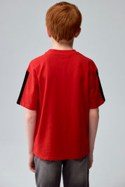 Polera Niño Toddler College Rojo