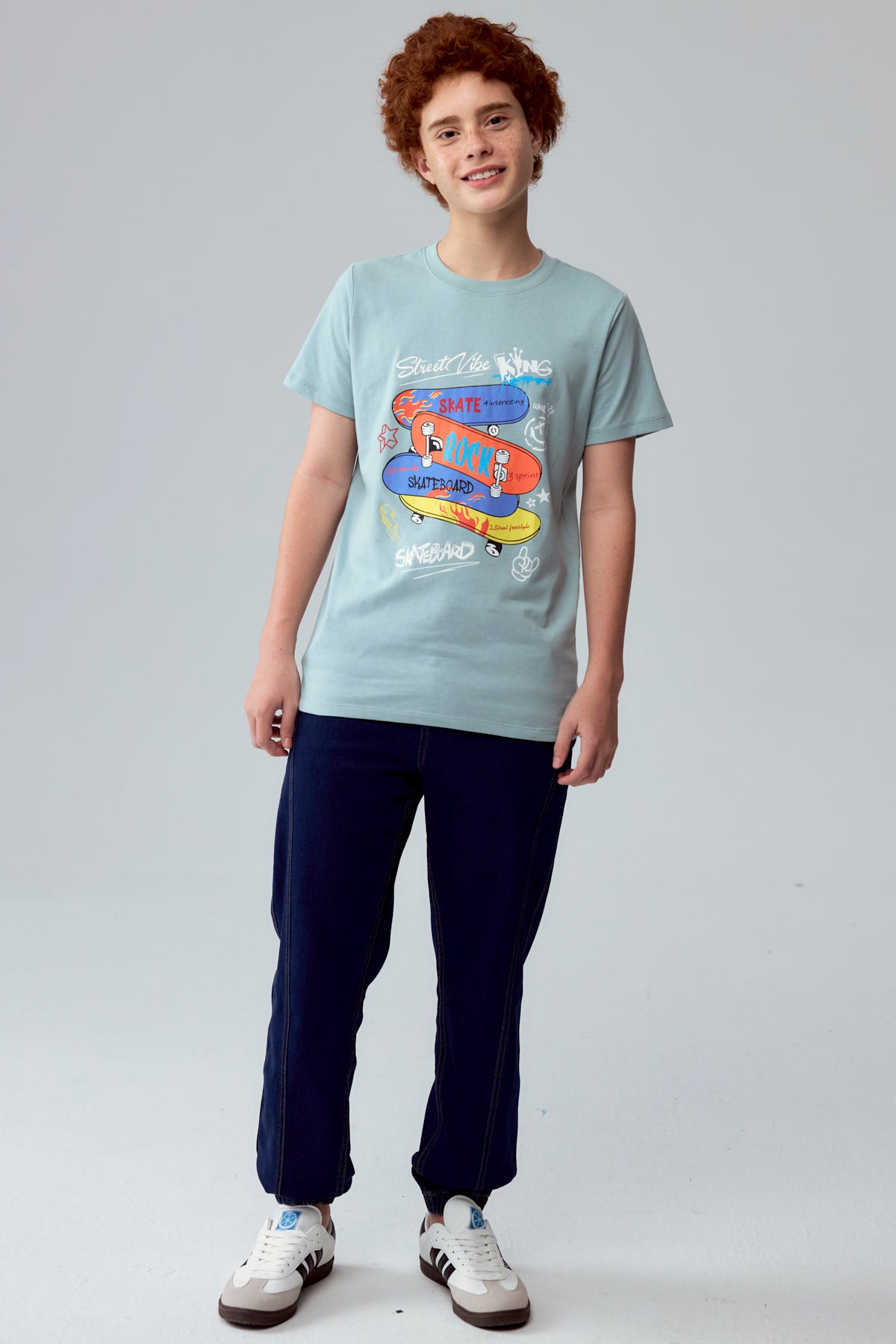 Jeans Niño Jogger Azul Oscuro