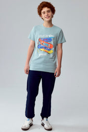 Jeans Niño Jogger Azul Oscuro