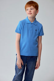 Polera Niño Pique Básica Calipso