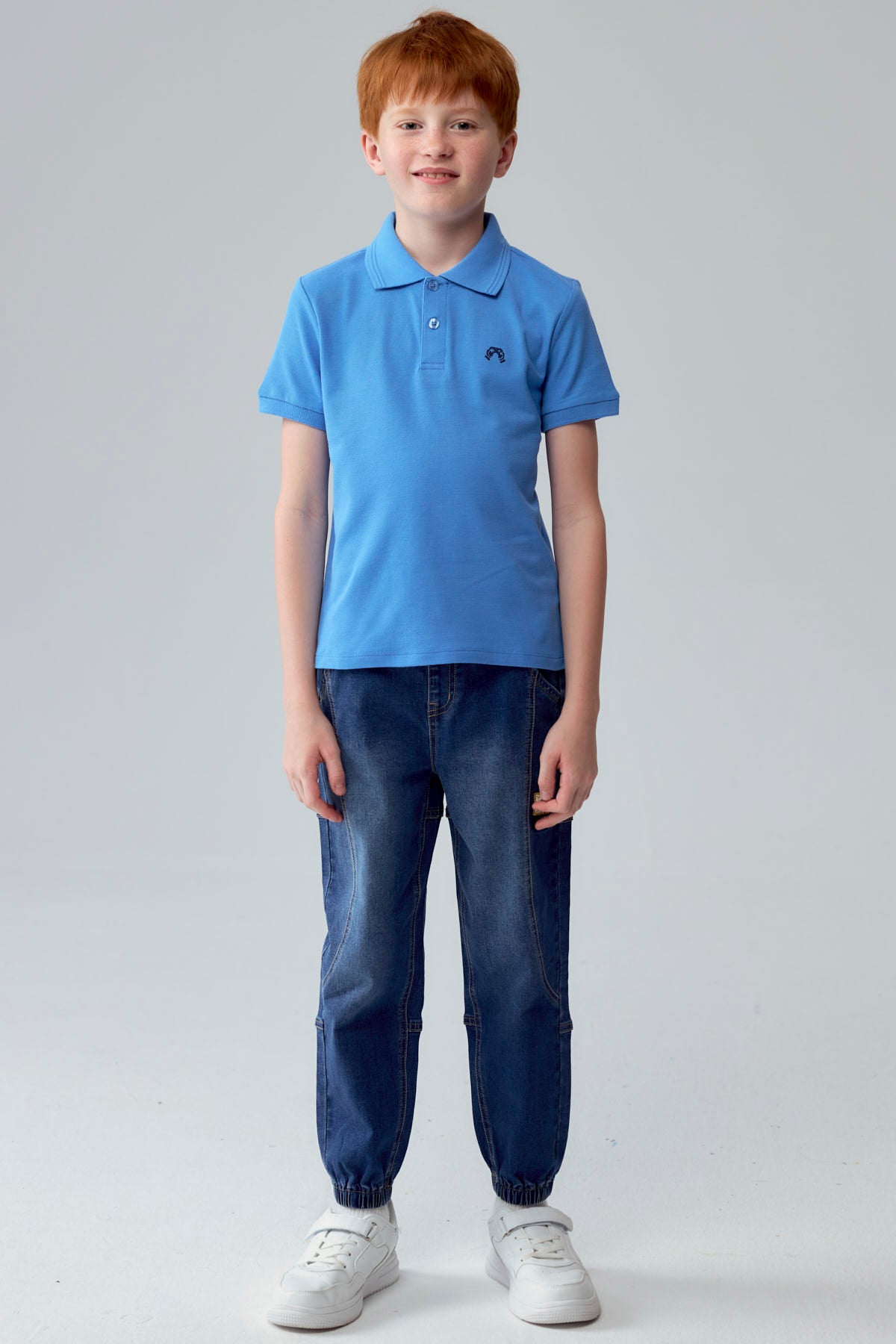 Polera Niño Pique Básica Calipso