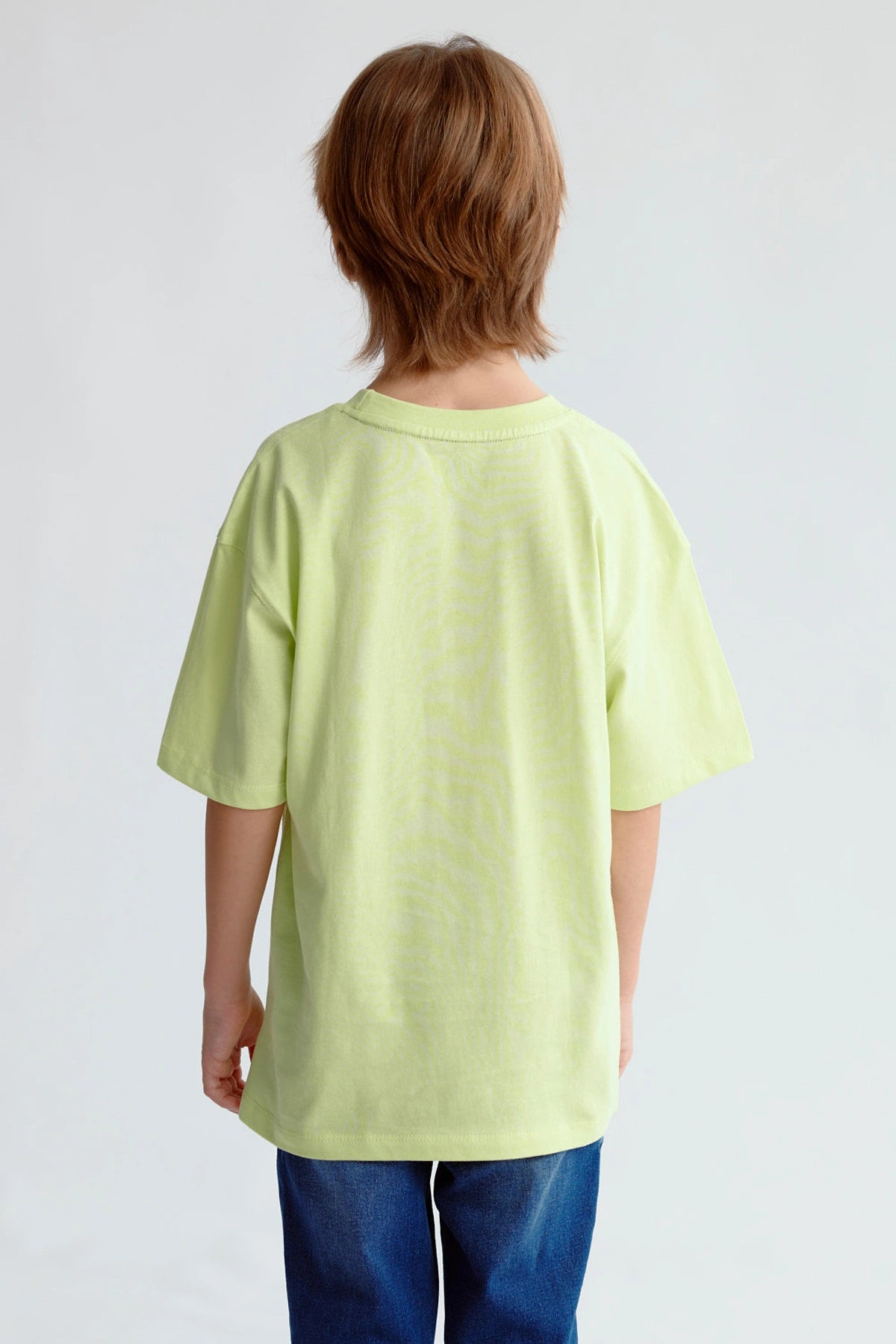 Polera Niño Print 3D Verde