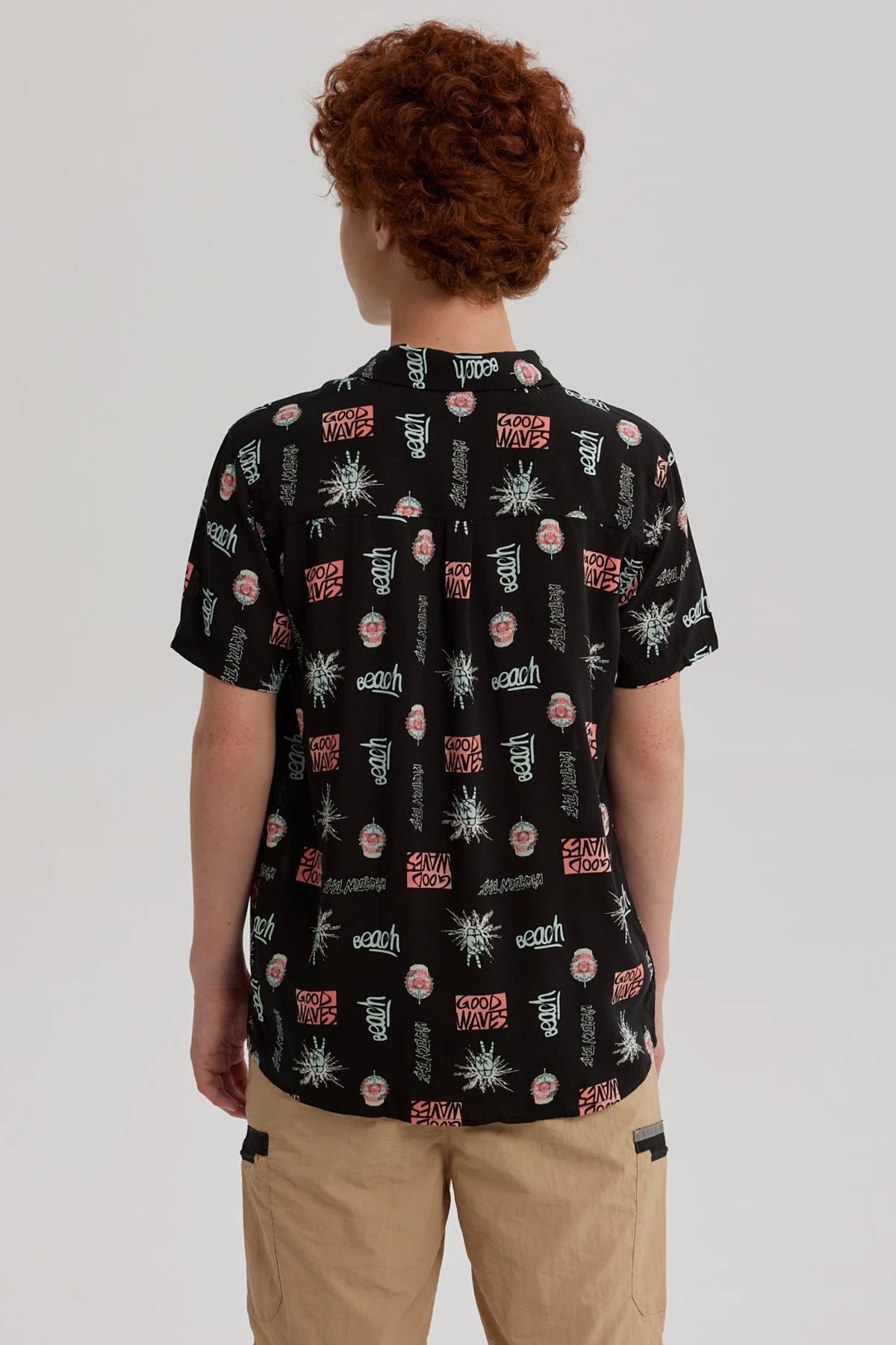 Camisa Niño Guayabera Negro