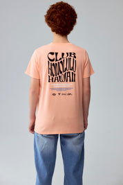 Polera Niño Print Coral