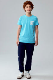 Polera Niño Print Menta