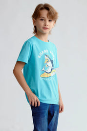 Polera Niño Básica Estampada Calipso