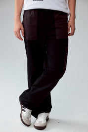 Pantalón Niño Cargo Calce Recto Negro