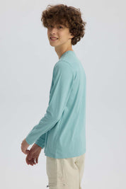 Polera Niño Print 3D Verde