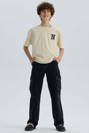 Jeans Niño Cargo Negro