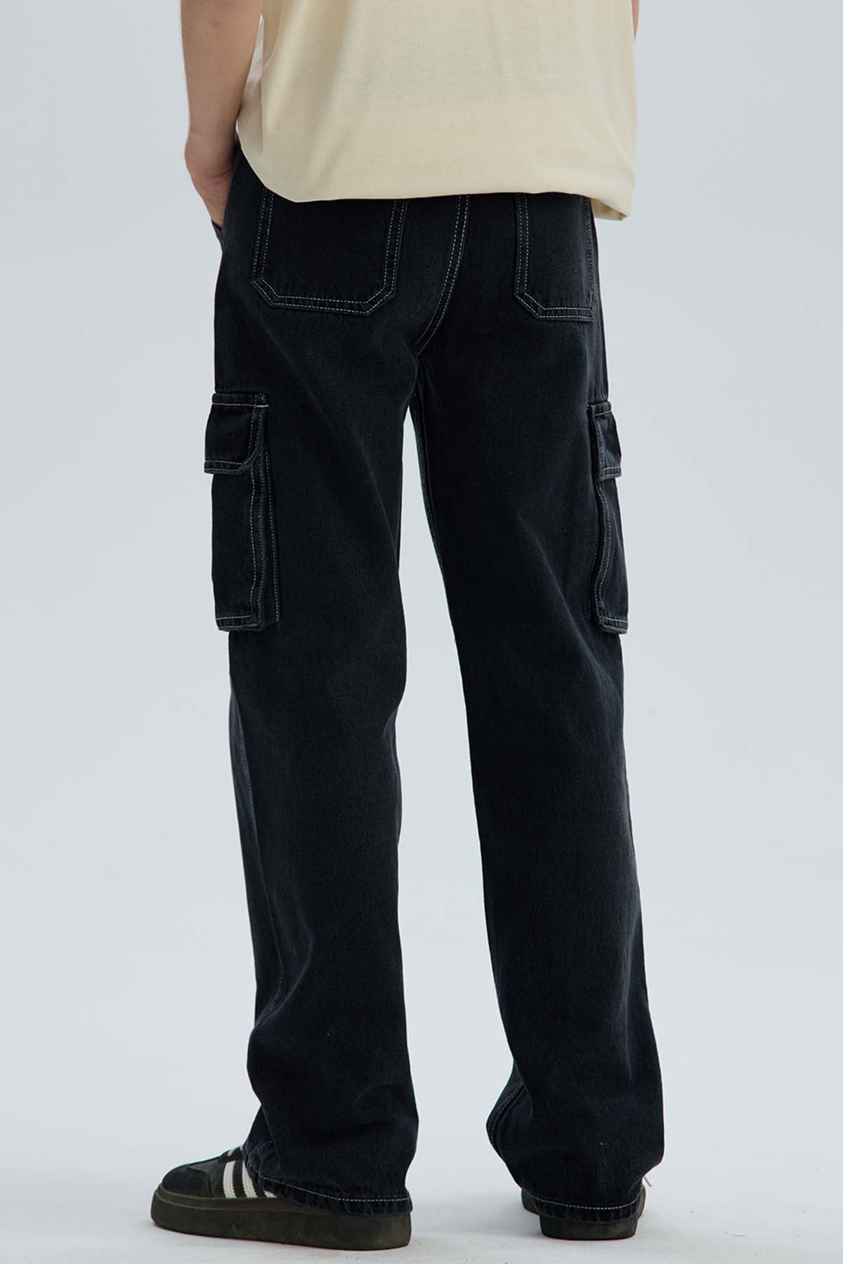 Jeans Niño Cargo Negro