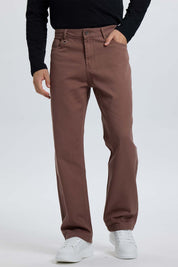 Jeans Hombre Baggy Café