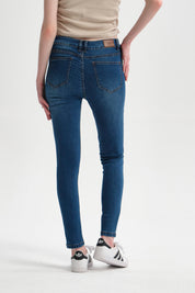 Jeans Mujer Super Skinny Estela Azul