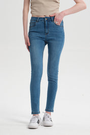 Jeans Mujer Super Skinny Estela Azul Claro