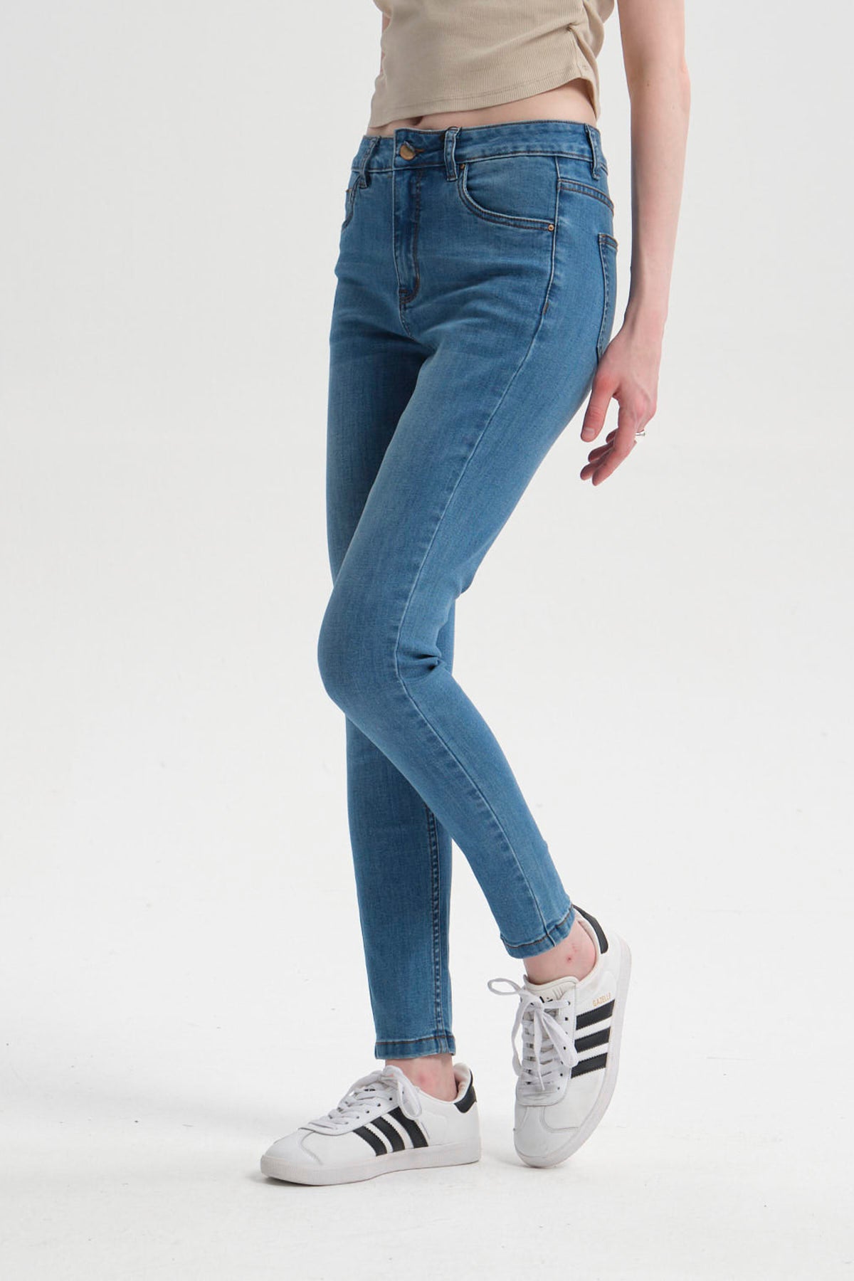 Jeans Mujer Super Skinny Estela Azul Claro