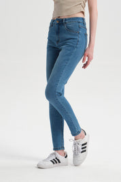 Jeans Mujer Super Skinny Estela Azul Claro