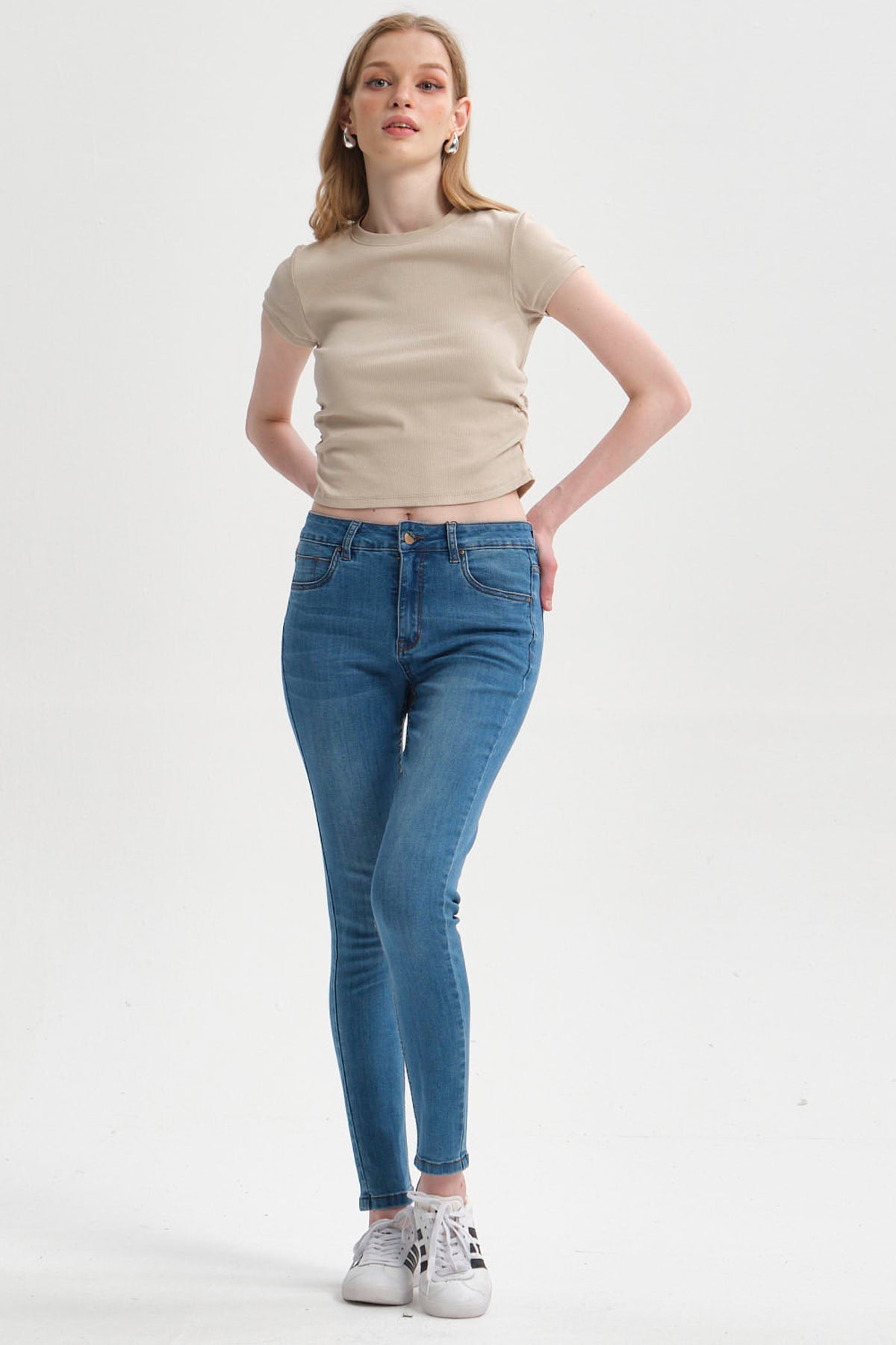 Jeans Mujer Super Skinny Estela Azul Claro
