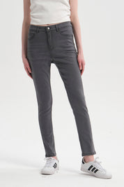Jeans Mujer Super Skinny Estela Gris