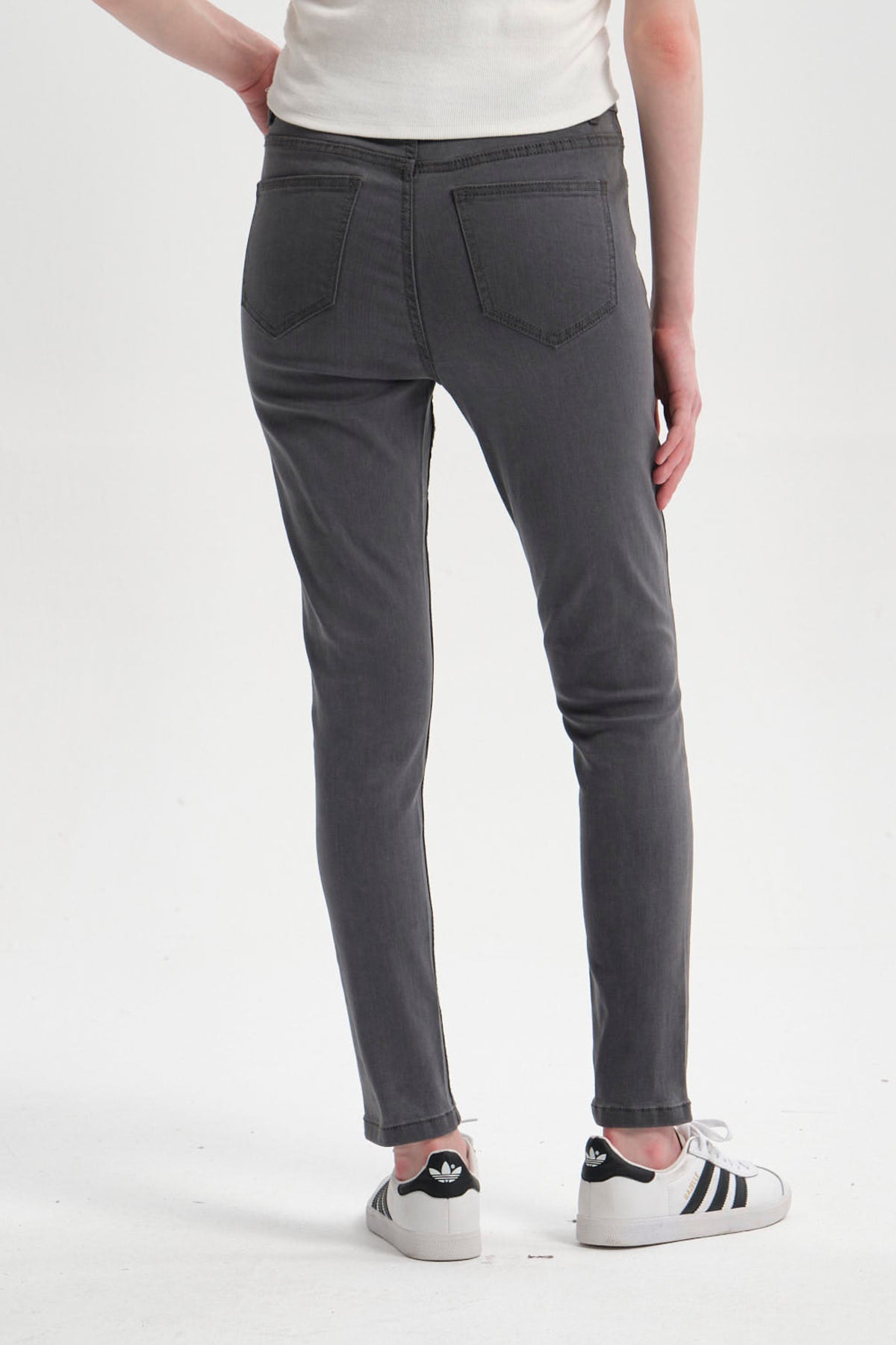 Jeans Mujer Super Skinny Estela Gris