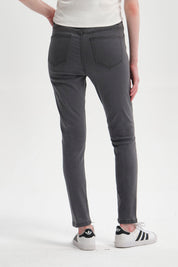 Jeans Mujer Super Skinny Estela Gris