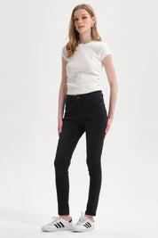 Jeans Mujer Super Skinny Estela Negro