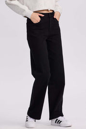 Jeans Mujer Wide Leg Sofía Negro