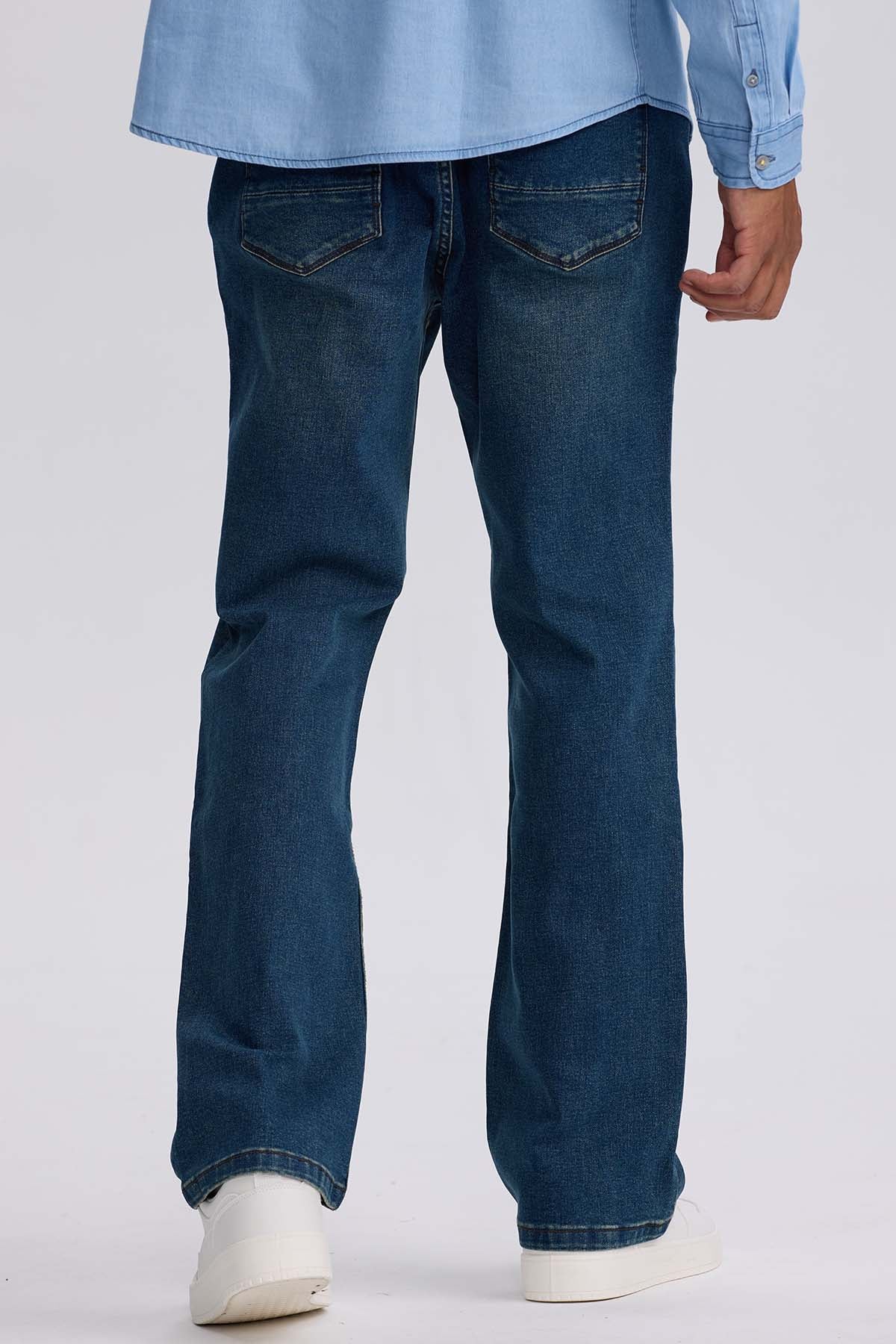 Jeans Hombre Straight 605 Azul Indigo