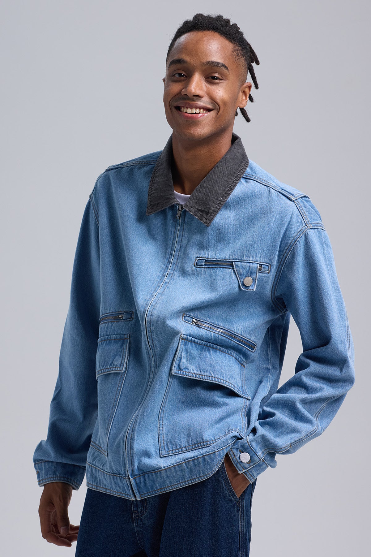 Denim Jacket Outfit Con Chaqueta De Jean Clara Cómo Combinar Una