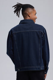 Chaqueta Hombre Denim Azul Indigo