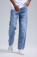 Jeans Hombre Baggy Detalle Azul Claro