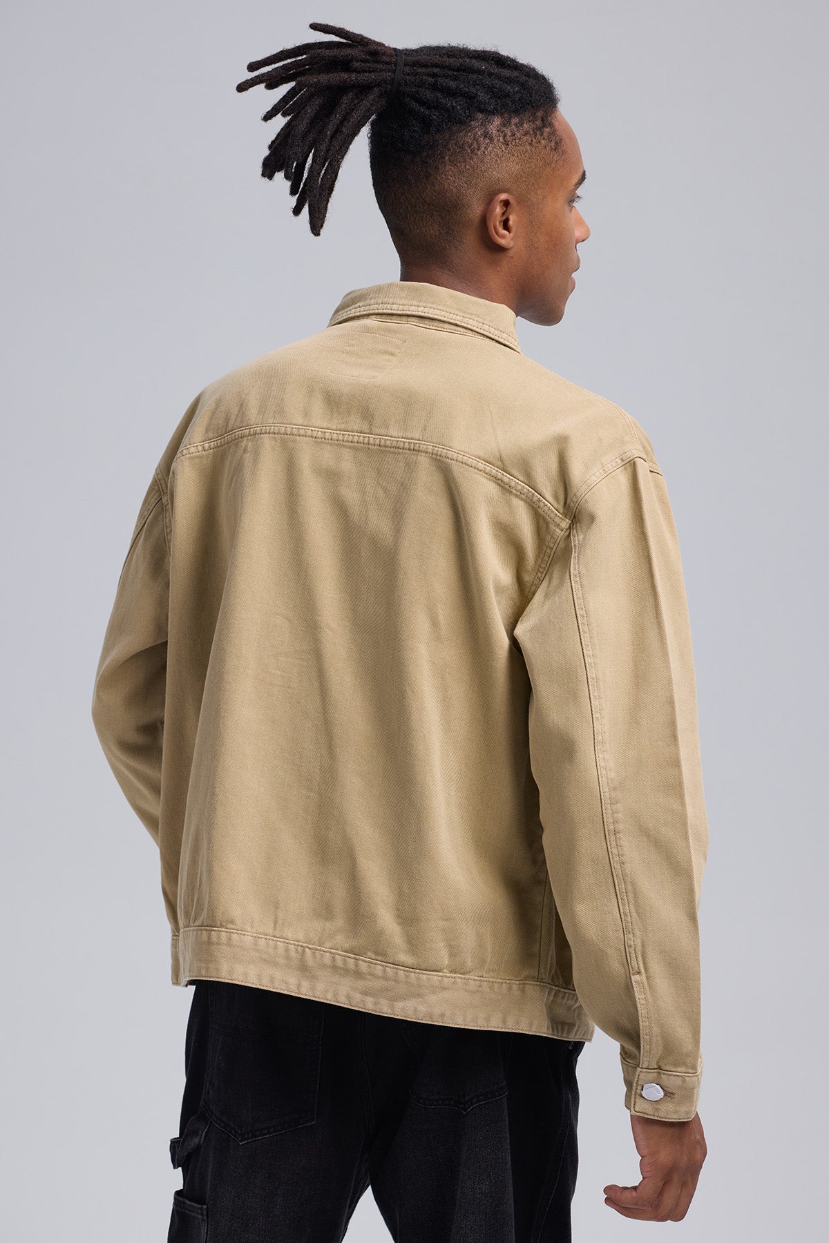 Chaqueta Hombre Full Moda Café Claro