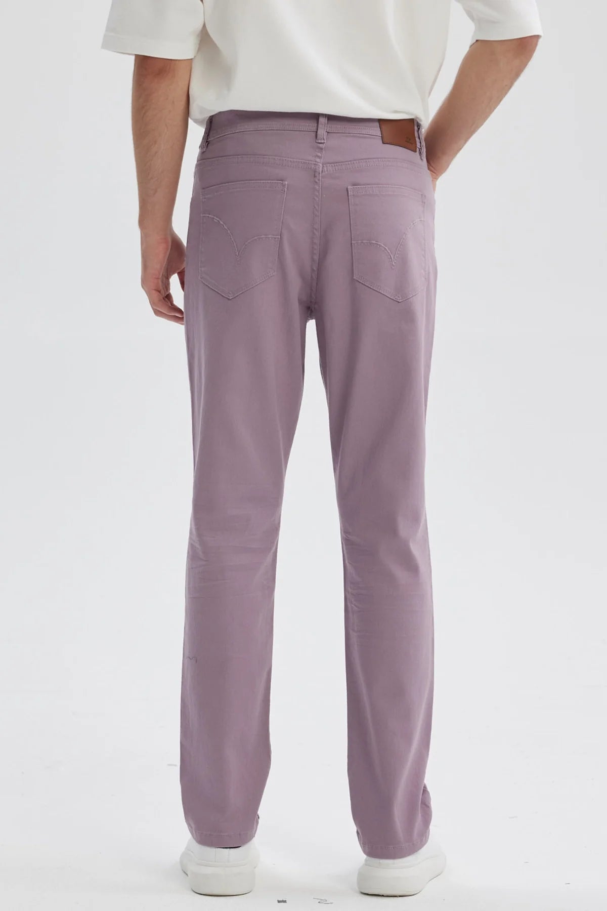 Jeans Hombre Slim Color Lila