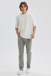 Jeans Hombre Slim Color Verde