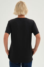 Polera Mujer Con Tachas Negro