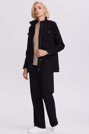 Chaqueta Mujer Denim Negro
