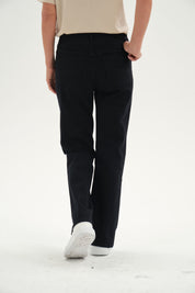 Jeans Mujer Flare Tiro Alto Negro