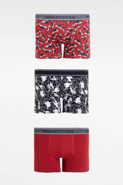 Boxer Hombre Tripack Café