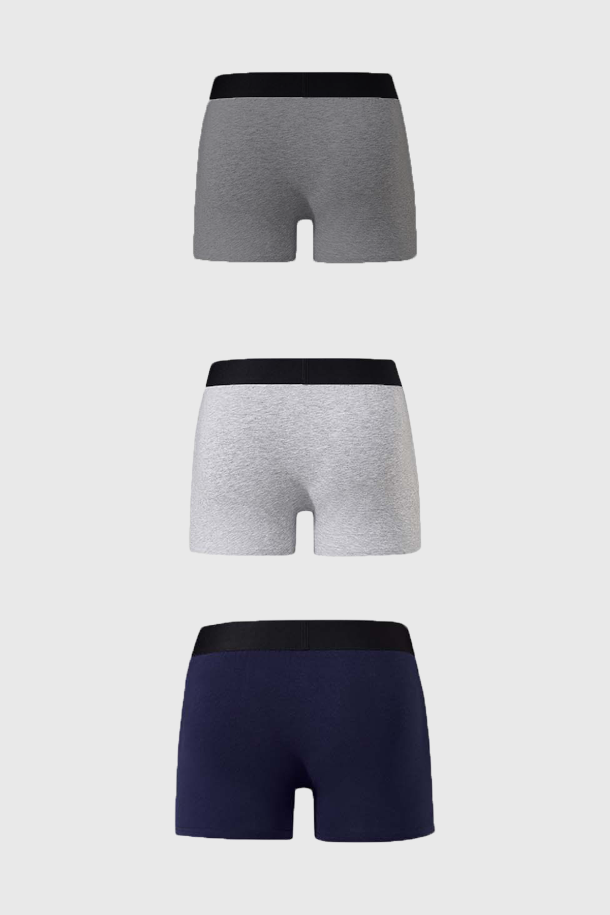 Boxer Hombre Tripack Gris