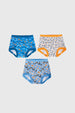 Boxer Niño Tripack Azul