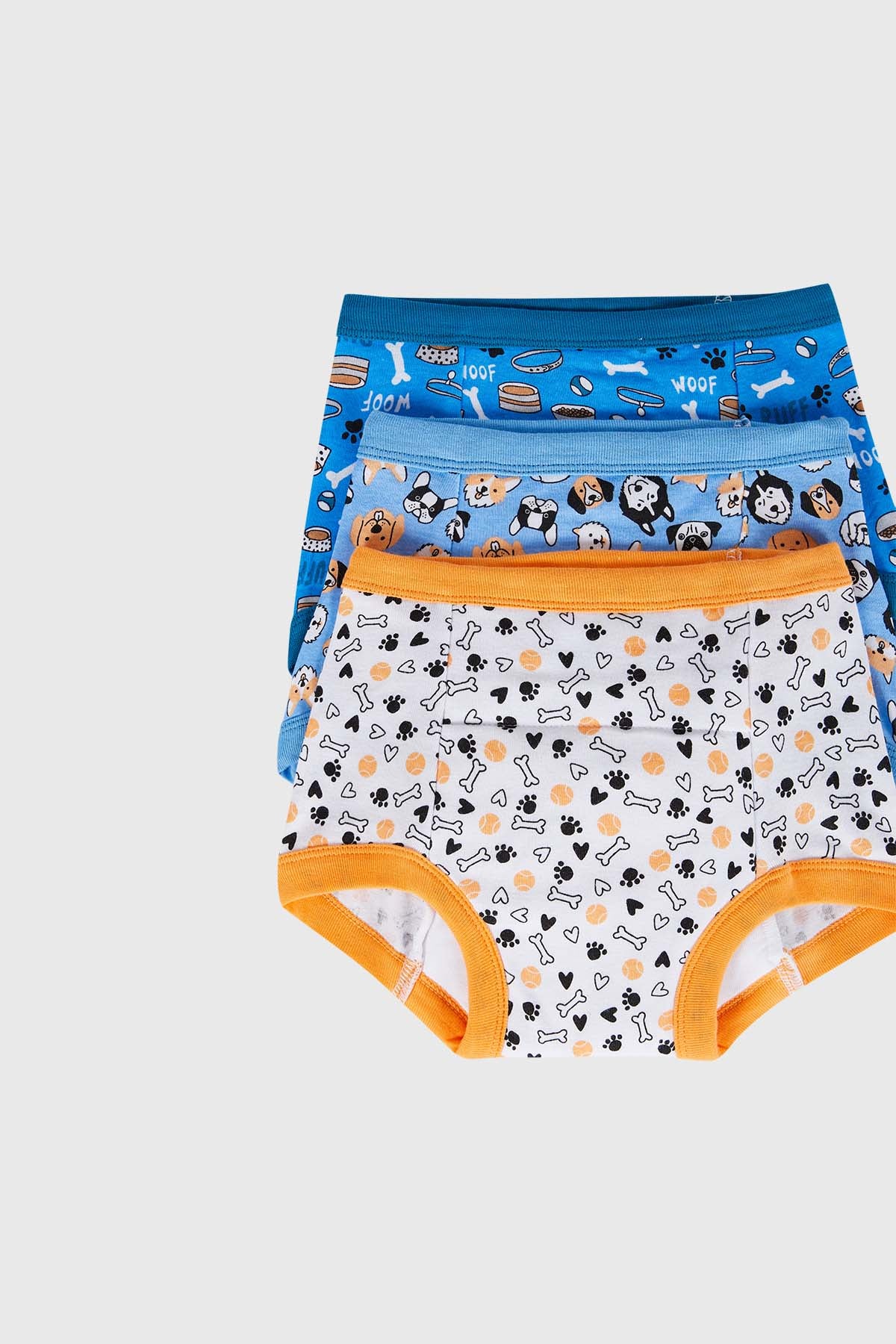 Boxer Niño Tripack Azul