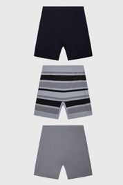 Boxer Hombre Tripack Medio Gris